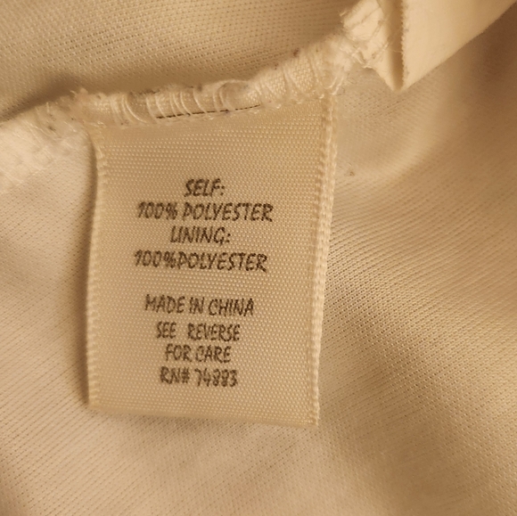 Gray and Ivory Knife Pleat Adiva Skirt Women's Size XL Elastic Waist Fully Lined - Picture 6 of 8